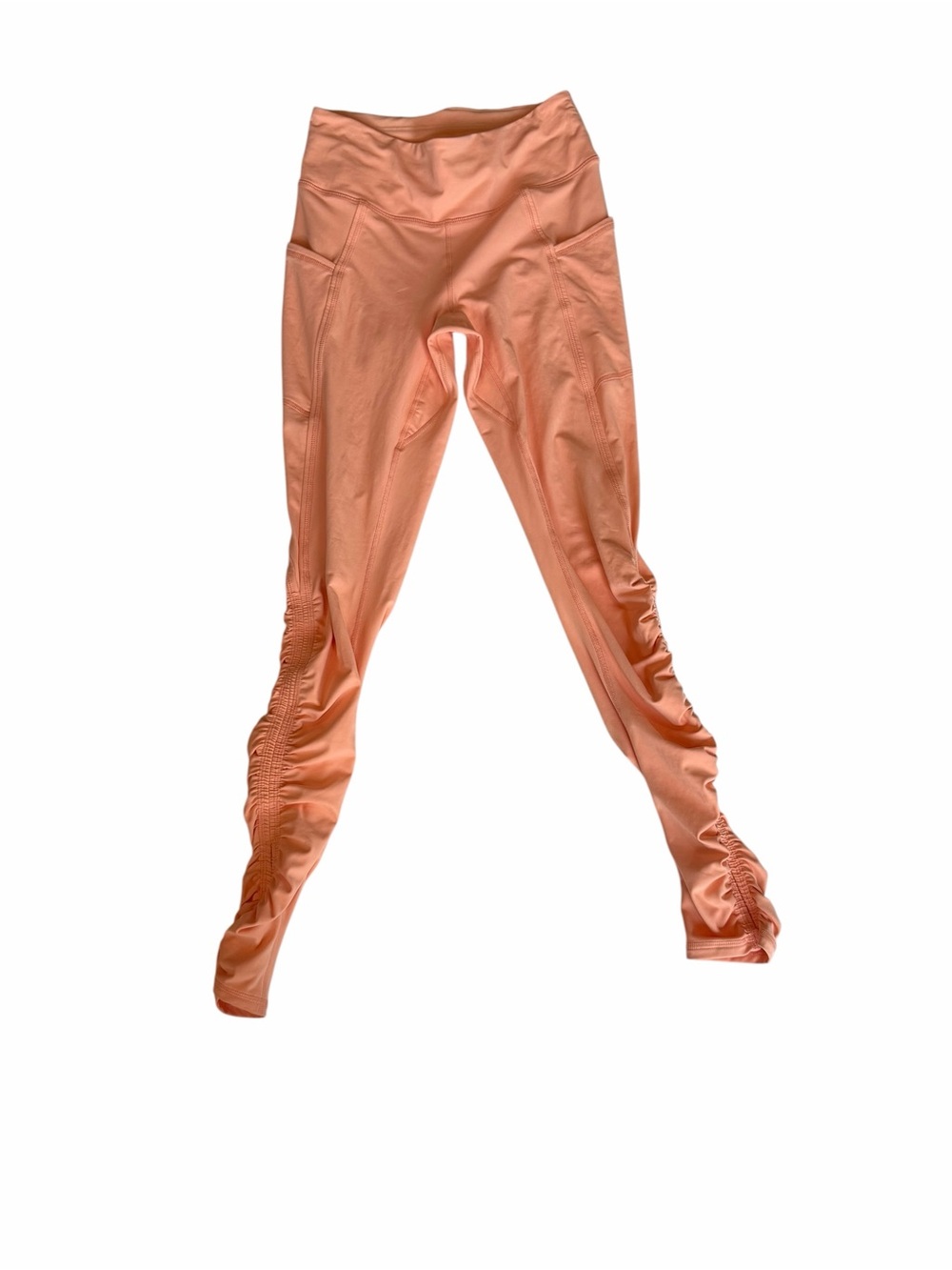 FP Movement by Free People Coral Side-Ruched Leggings